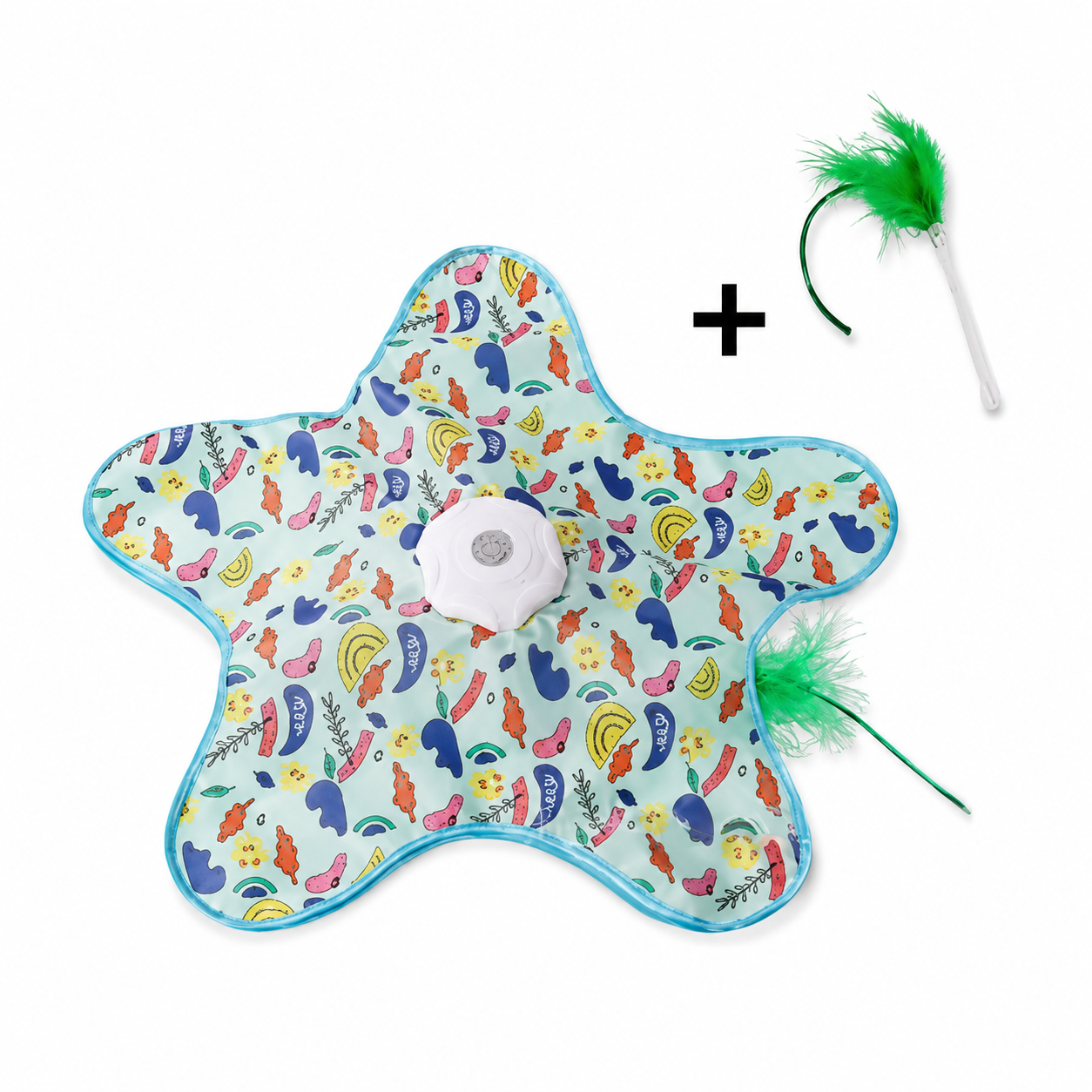 Tapis de jeu avec balle cachée