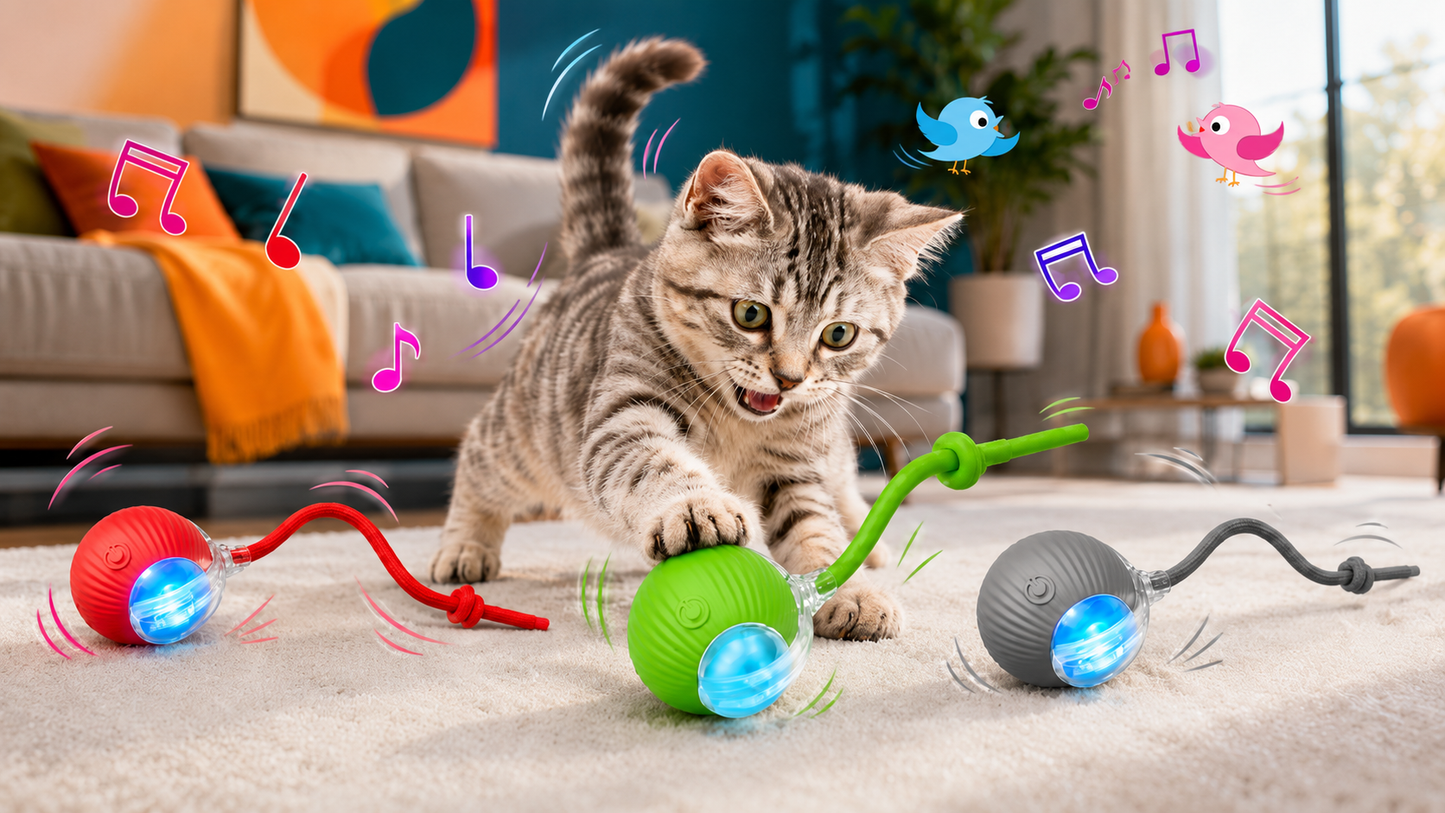 Balle interactive rechargeable