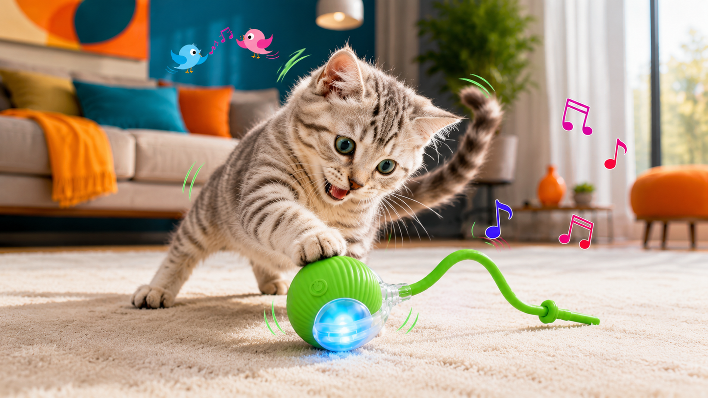 Balle interactive rechargeable