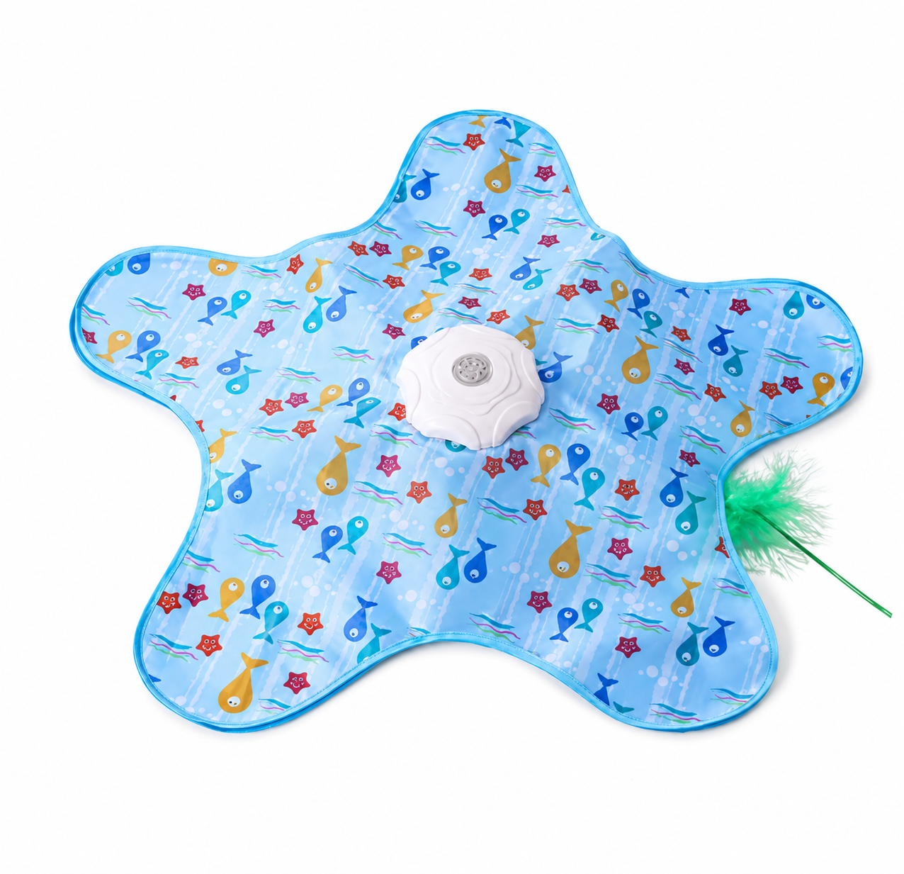 Tapis de jeu avec balle cachée