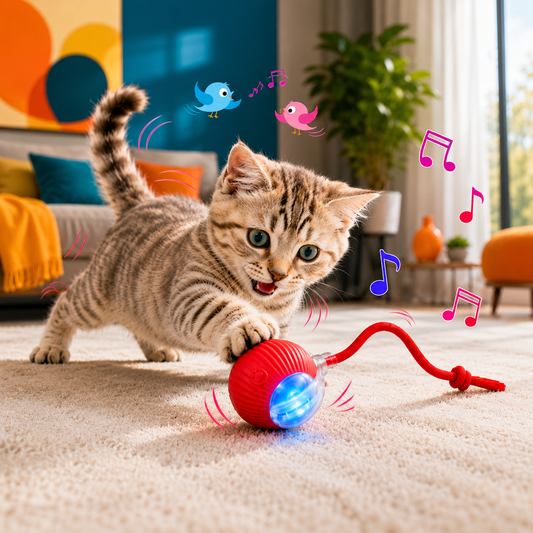 Balle interactive rechargeable