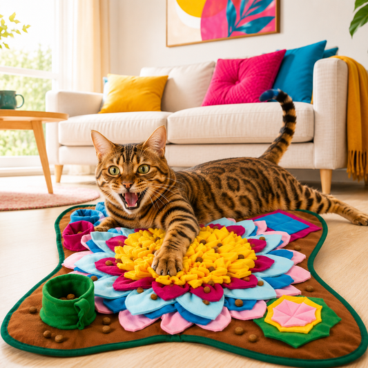 Tapis de fouille pour chat